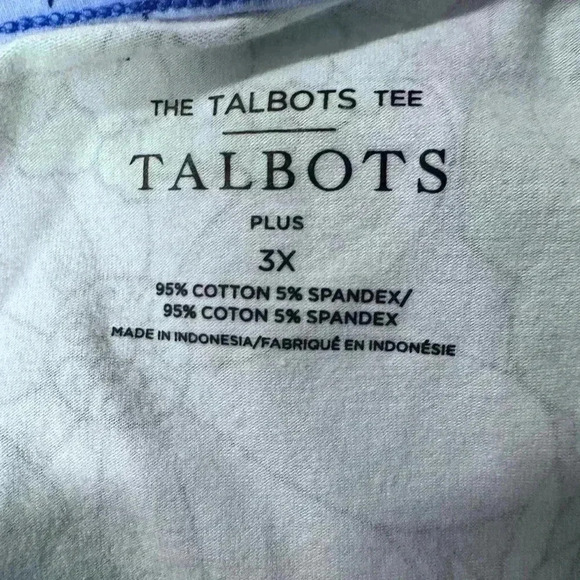 Talbots Womens Colorful Floral Top - Picture 3 of 5